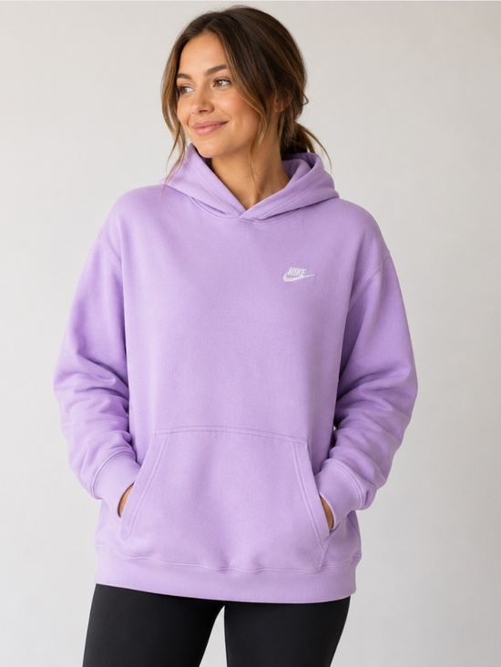 Nike Tops - Nike Women's Lavender Hoodie with White Swoosh, size XL
